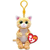 TY Beanie Babies Bellies Clip Knuffel Kat Mango 10 cm - thumbnail