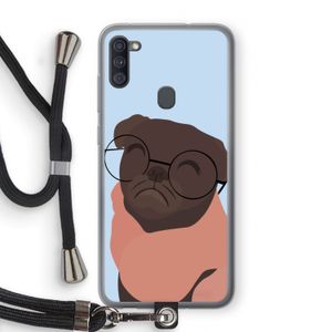 Ludo: Samsung Galaxy A11 Transparant Hoesje met koord