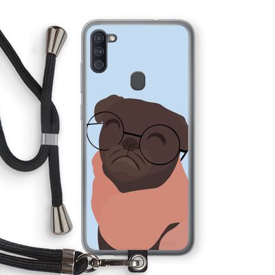 Ludo: Samsung Galaxy A11 Transparant Hoesje met koord