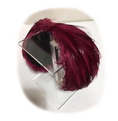 Vintage Fascinator Feathers Bordeaux | 15% korting Vintage Fascinator Feathers Bordeaux | 15% korting