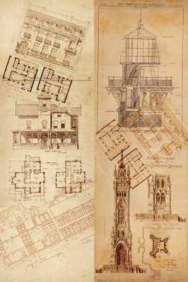 Vintage behang bouwen Vintage behang bouwen