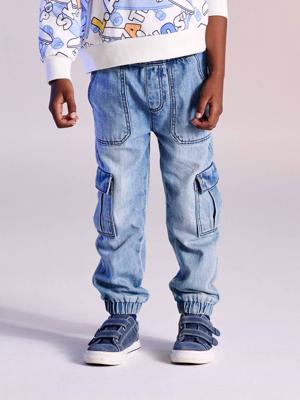 Jongensbroek denim battle eenvoudig aan te trekken double stone