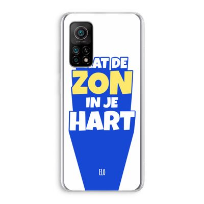 Laat de zon in je hart: Xiaomi Mi 10T 5G Transparant Hoesje