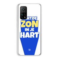 Laat de zon in je hart: Xiaomi Mi 10T 5G Transparant Hoesje
