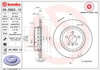 Remschijf BREMBO, Remschijftype: Binnen geventileerd, u.a. für BMW, Toyota - thumbnail