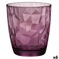 Glas Bormioli Rocco Diamond Paars Glas 300 ml (6 Stuks)