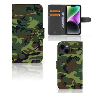 iPhone 15 Telefoon Hoesje Army Dark