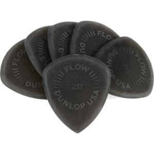 Dunlop 549P200 Flow Standard Grip 2.00 mm plectrumset (6 stuks)