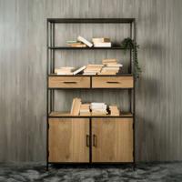 Tower Living Wandkast 'Luna' Eiken, 200 x 115cm Tower Living Wandkast 'Luna' Eiken, 200 x 115cm
