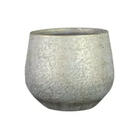 Bloempot Noor Metalic Grey Ø19cm