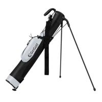 Golf-standtas met 2 Vakken & Regenhoes Golf tas Licht met Schouderriem Grijs