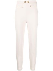 Elisabetta Franchi pantalon slim à taille haute - Tons neutres