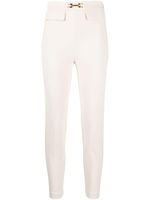 Elisabetta Franchi pantalon slim à taille haute - Tons neutres
