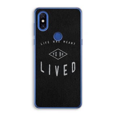To be lived: Xiaomi Mi Mix 3 Transparant Hoesje