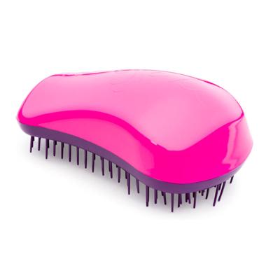DESSATA fuchsia-purple detangling hairbrush. Original size.