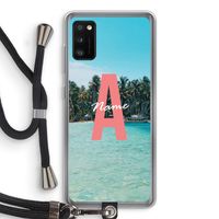 Pacific Dream: Samsung Galaxy A41 Transparant Hoesje met koord