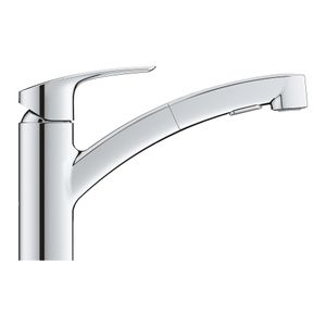 GROHE Eurosmart Keukenkraan - laag - uittrekbare uitloop - chroom 30305001