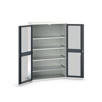 Bott Verso Systeemkast | 1300x550x2000mm | 4 Legborden | 2 Raamdeuren | RAL 7016 - 16926663.19 Bott Verso Systeemkast | 1300x550x2000mm | 4 Legborden | 2 Raamdeuren | RAL 7016 - 16926663.19