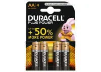 Barbieri Duracell batterij plus power mn1500/lr6/aa per 4 op kaart