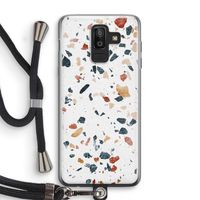 Terrazzo N°4: Samsung Galaxy J8 (2018) Transparant Hoesje met koord