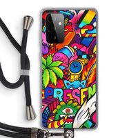 Represent: Samsung Galaxy A72 5G Transparant Hoesje met koord