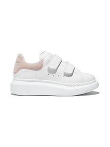 Alexander McQueen Kids baskets à attache scratch - Blanc