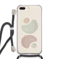 Geo #10: iPhone 8 Plus Transparant Hoesje met koord