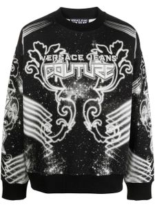 Versace Jeans Couture sweat Space Couture à manches longues - Noir