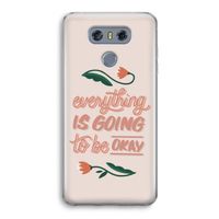 Optimistic flower girl: LG G6 Transparant Hoesje
