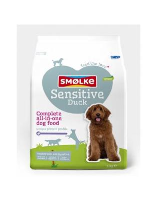 Smølke Smølke Sensitive Hondenvoer Eend Hypoallergeen 3kg