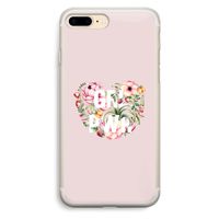 GRL PWR Flower: iPhone 7 Plus Transparant Hoesje