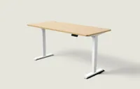 Desktronic HomePro bureau Wit / Eiken / 180x80 cm