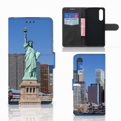 Huawei P30 | Flip Cover | Vrijheidsbeeld | Portemonnee hoesje
