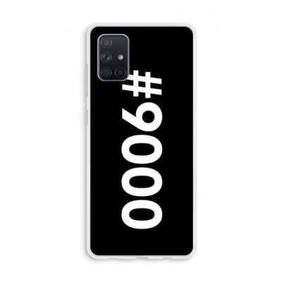 #9000: Galaxy A71 Transparant Hoesje