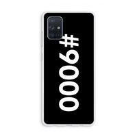 #9000: Galaxy A71 Transparant Hoesje #9000: Galaxy A71 Transparant Hoesje