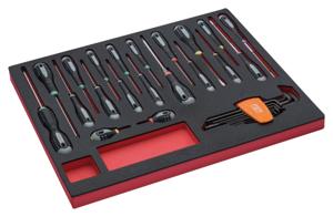 Bahco Foaminlay Fit&Go 3/3 met inbussleutels | schroevendraaiers - 29-delig - FF1A1006