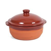 Salamanca Ovenschaal - met deksel - 20 x 14 cm - steen - braadpannen