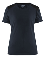 Blåkläder Dames T-Shirt 34791042 | Donker marineblauw/Zwart | Maat L - 7330509696538 Blåkläder Dames T-Shirt 34791042 | Donker marineblauw/Zwart | Maat L - 7330509696538