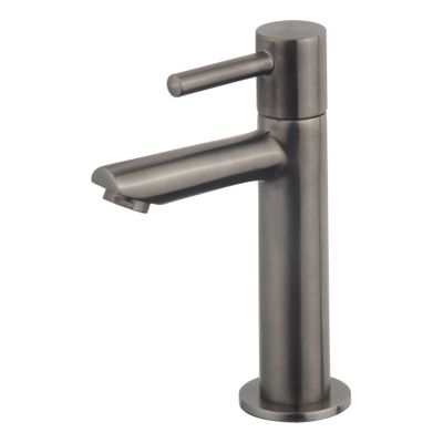 Fonteinkraan Wiesbaden Amador XL | Opbouw | Koudwater kraan | Standaard model | Rond | Gunmetal PVD