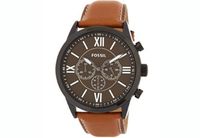 Horlogeband Fossil BQ2041 Leder Bruin 26mm - thumbnail