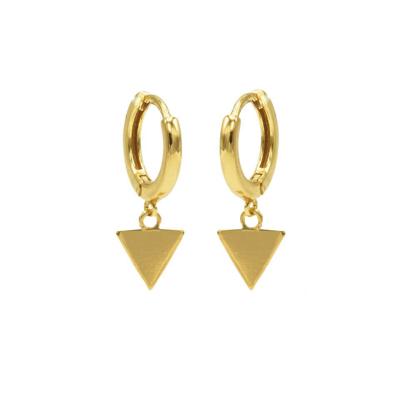Karma Oorringen Hinged Hoops Triangle Goud