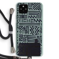 Marrakech print: Pixel 5a 5G Transparant Hoesje met koord