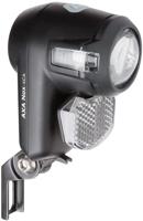 Koplamp Axa Nox City - 4 Lux -Auto/off - zwart