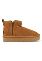Warmbat Pantoffels Durack Plateau Zipper DRC371825 Bruin-42 maat 42