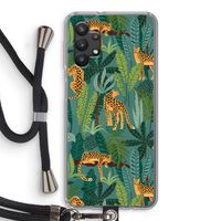 Luipaard 2: Samsung Galaxy A32 5G Transparant Hoesje met koord Luipaard 2: Samsung Galaxy A32 5G Transparant Hoesje met koord