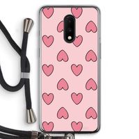 Ondersteboven verliefd: OnePlus 7 Transparant Hoesje met koord