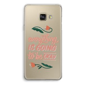 Optimistic flower girl: Samsung Galaxy A3 (2016) Transparant Hoesje