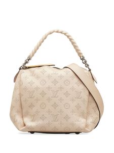 Louis Vuitton Pre-Owned 2019 pre-owned Monogram Mahina Babylone BB two-way bag - Beige