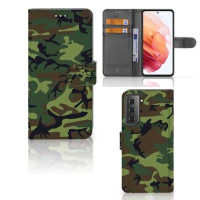 Samsung Galaxy S21 | Telefoon Hoesje | Army Dark