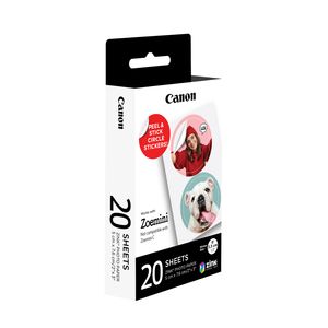 Canon Zink Fotopapier Rond (20 vellen)